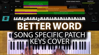 Better Word MainStage patch keyboard cover- Elevation Worship
