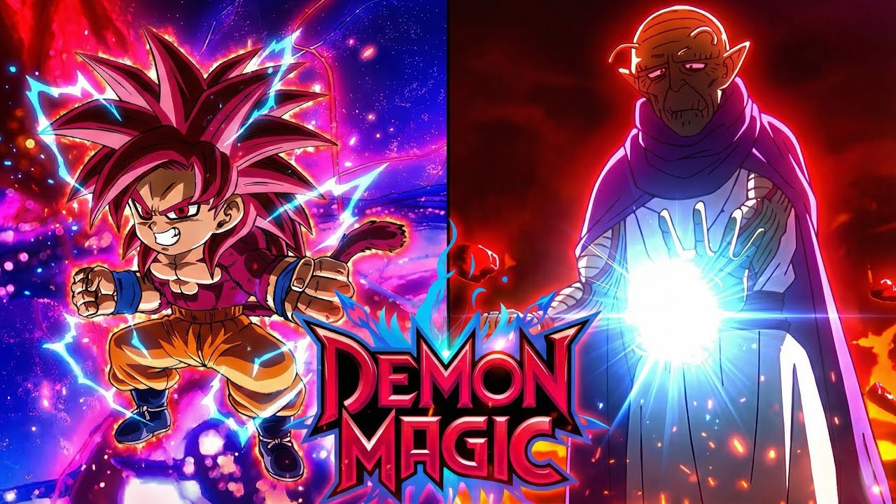 Goku Awakened by Neva's "Demon Magic"