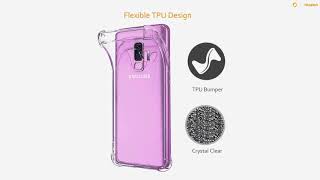 Galaxy S9 Plus Case, Comsoon [Drop Cushion] [Crystal Clear] Soft TPU Bumper Slim Protec... screenshot 5