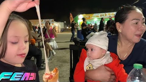 Vlog 2687 ll  CẢ NHÀ ĐI HỘI CHỢ ĐỒ ĂN - BAY CÙNG KHINH KHÍ CẦU Ở FLORIDA | HOYER FAMILY CUỘC SỐNG MỸ