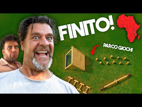 LET'S BUILD A PLAYGROUND IN AFRICA PART.3 *we did it* | Dada Tutorial