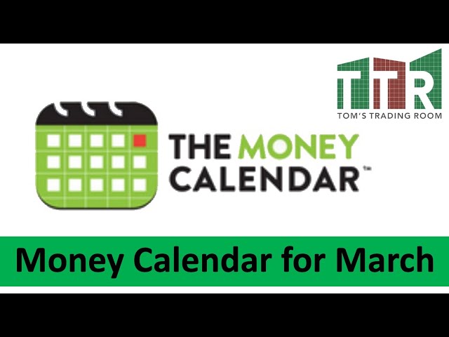 The Stock Market Money Calendar for March - YouTube