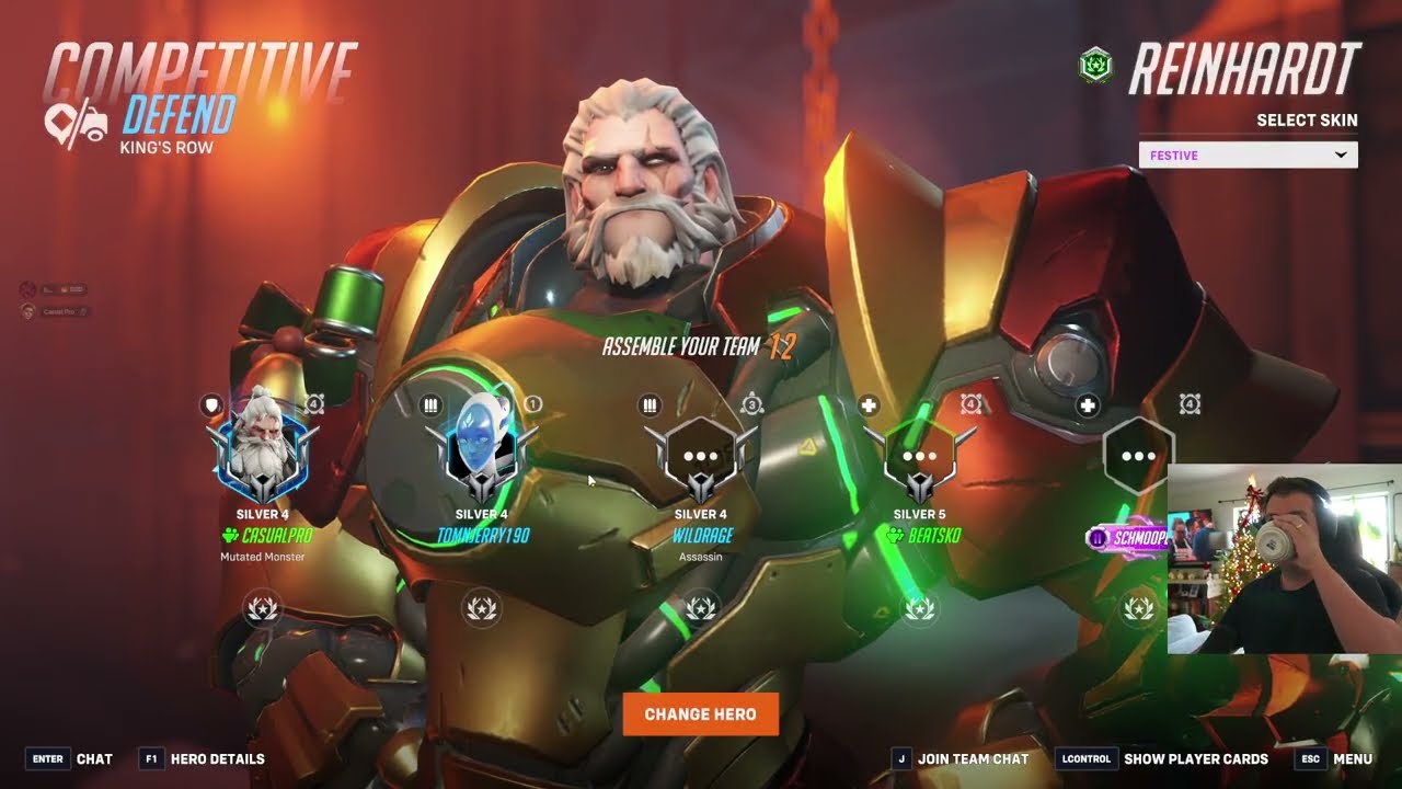 50 KILLS REINHARDT RANKED GAMEPLAY | Overwatch 2