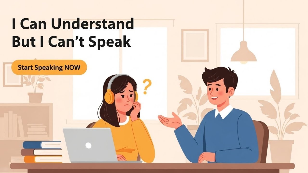 Understand English but Can't Speak? Here's Why