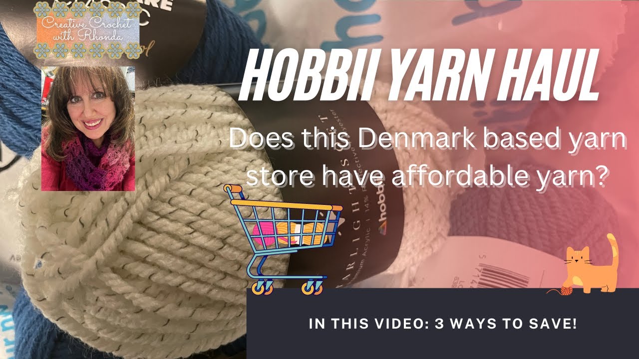 Hobbii Yarn Haul How affordable is this yarn? Three Ways to Save