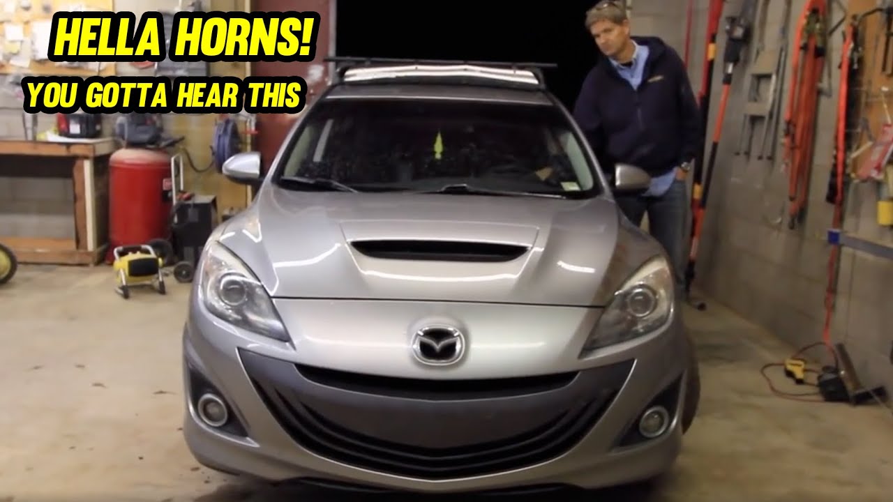 Mazdaspeed3 Hella Horn Install YouTube