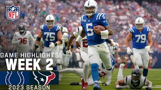 Indianapolis Colts vs. Houston Texans Game Highlights | NFL 2023 Week 2