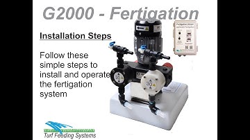 New G2000 Install Steps for Turf Feeding Systems Fertigation