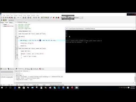 39 Array Ranges in Functions  C++ In Hazaragi Language