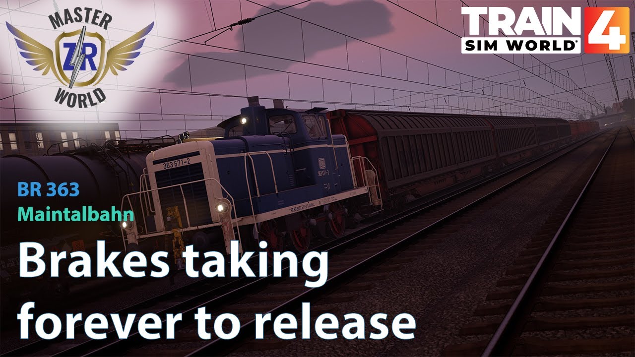 EZK (54841) Aschaffenburg Hbf to Aschaffenburg Hafen | Maintalbahn | BR 363 | Train Sim World 4