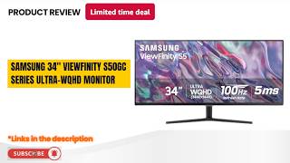Boost Your Workflow! Samsung 34-Inch UltraWide 100Hz Monitor Review