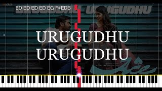 Urugudhu Urugudhu Piano Notes | Ace | Vijay Sethupathi,Rukmini |Justin Prabhakaran