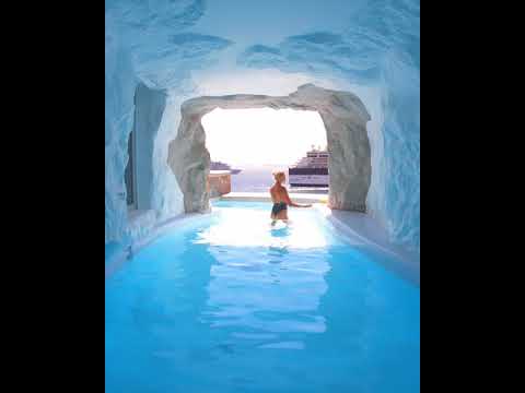 mykonos pool cave cavo tagoo