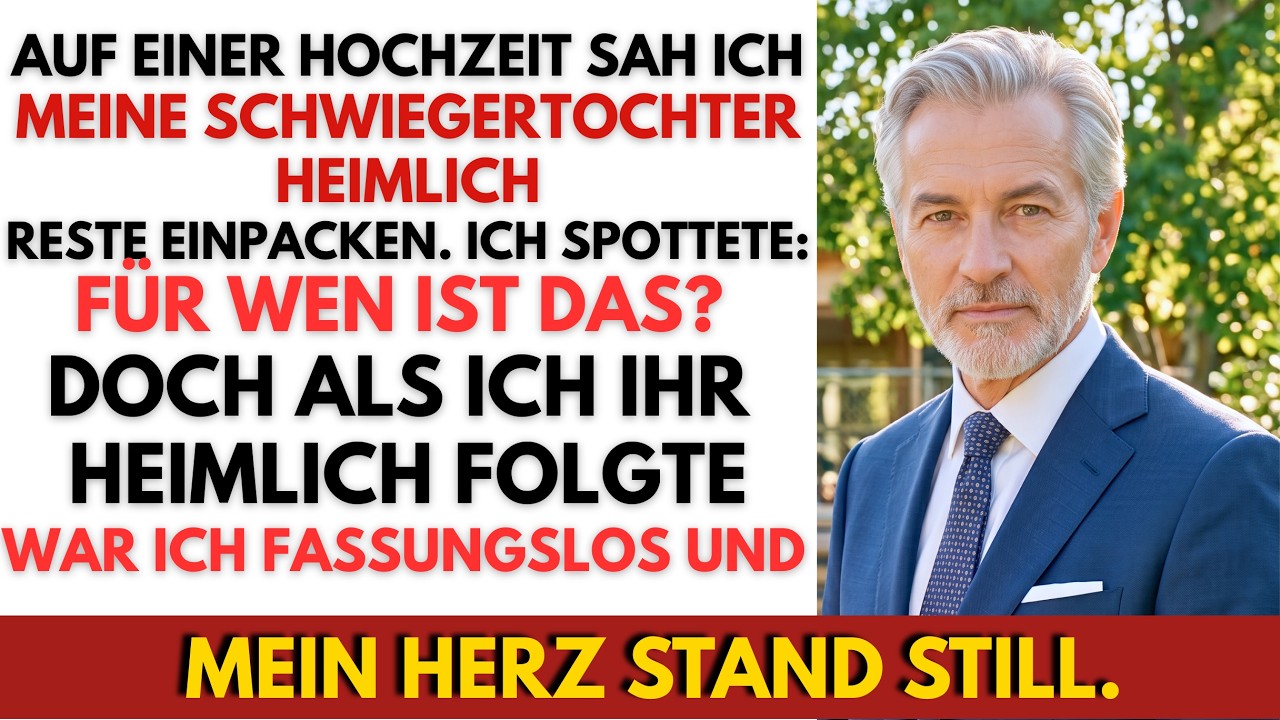 Ich dachte, ich hätte jedes Recht, meine Ex-Schwiegertochter zu hassen. Auf der Hochzeit meiner Nichte sah ich sie, wie sie heimlich Essensreste in Plastikdosen steckte. Ich demütigte sie laut vor...