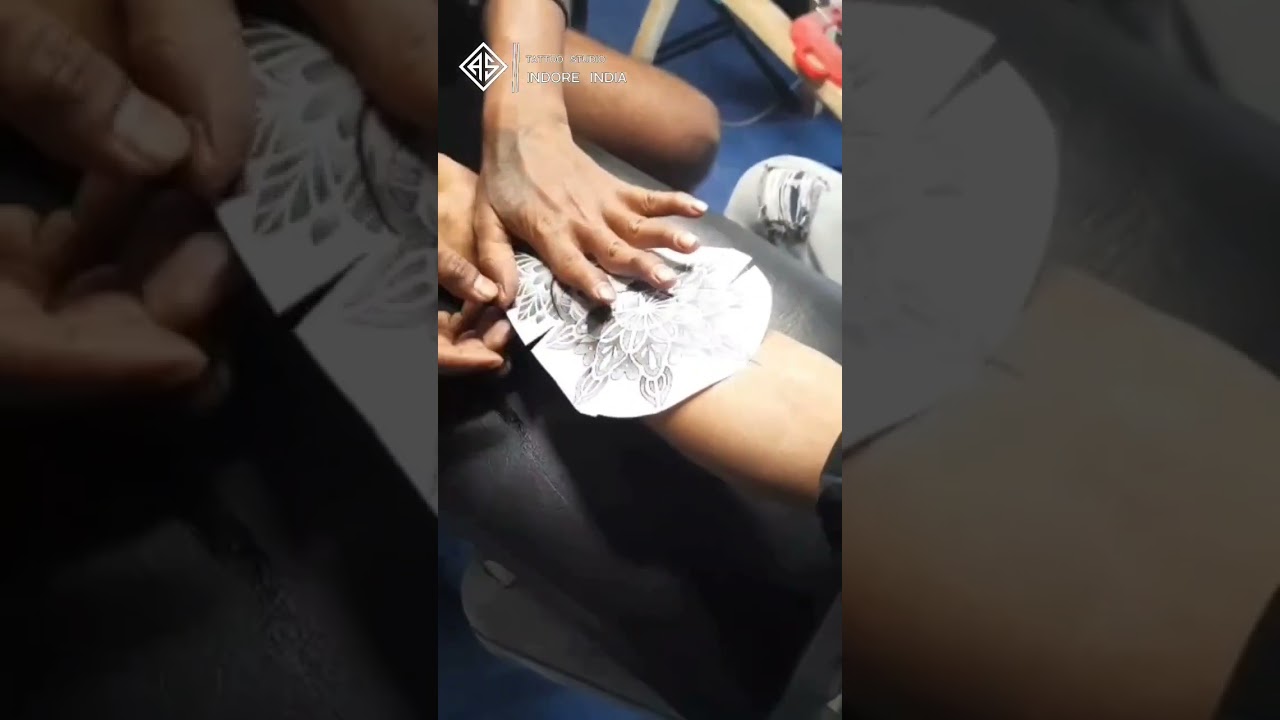 creative dotwork mandala customize tattoo design 