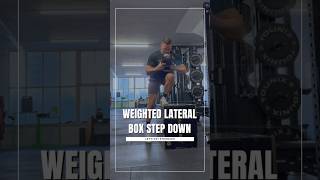 Weighted Lateral Box Step Down