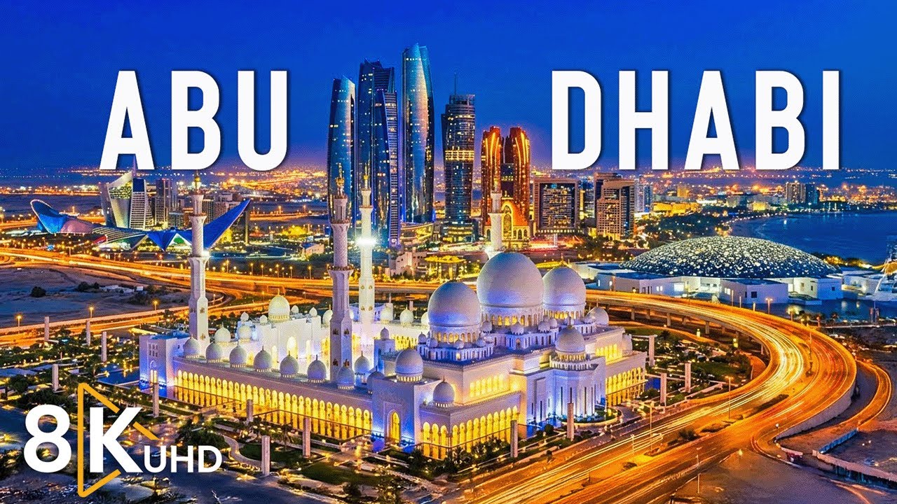 Abu Dhabi 8K UHD 🇦🇪 World of Luxury, Grand Mosques & Futuristic Skyline