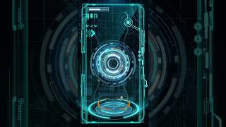 Blue Technology Matrix Screen