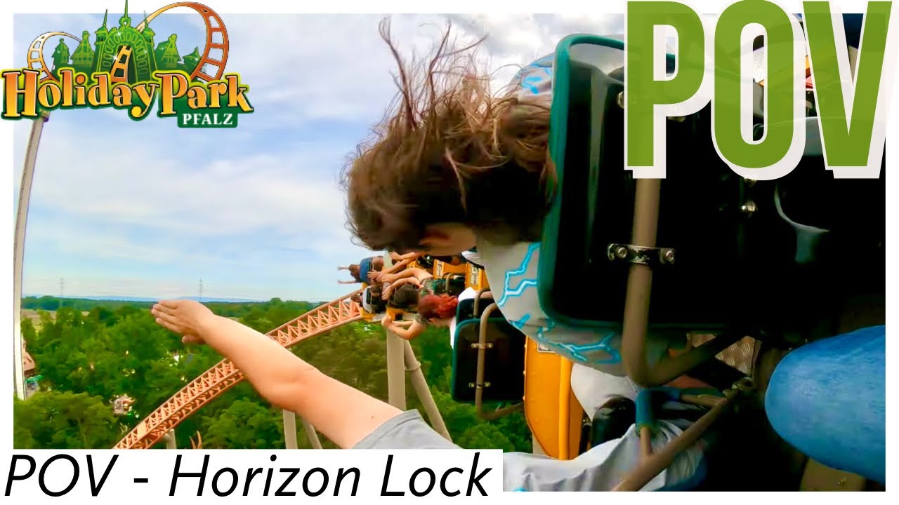Expedition GeForce back row POV Horizon Locked - Holiday Park Onride
