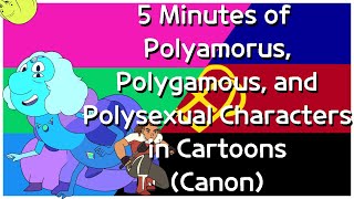 5 Minutes of Polyamorus, Polygamous, and Polysexual Cartoon Characters (READ PINNED)