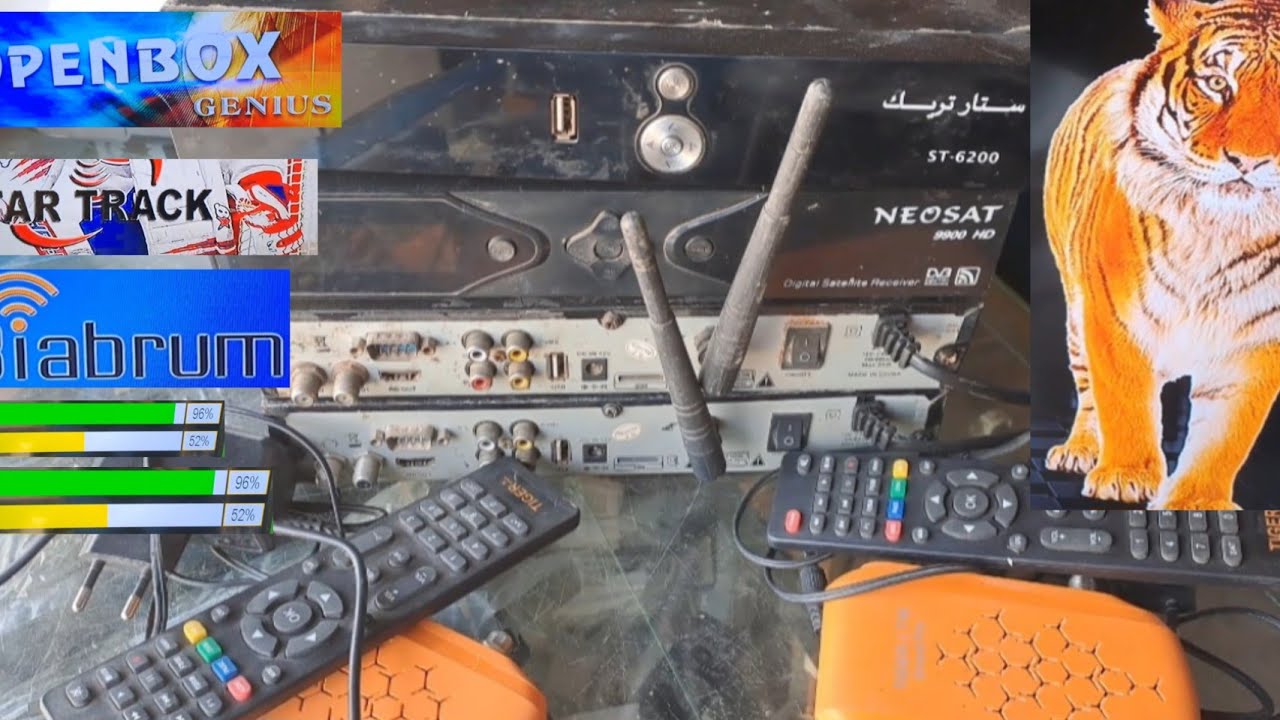 Old receiver best condition 2adad tiger T10 🐅 USB media 1506