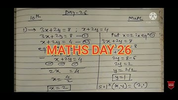 इयत्ता:10 वी, सेतू अभ्यासक्रम, दिवस 26 वा, विषय : गणित, bridge course, std:10th, maths, day 26th,