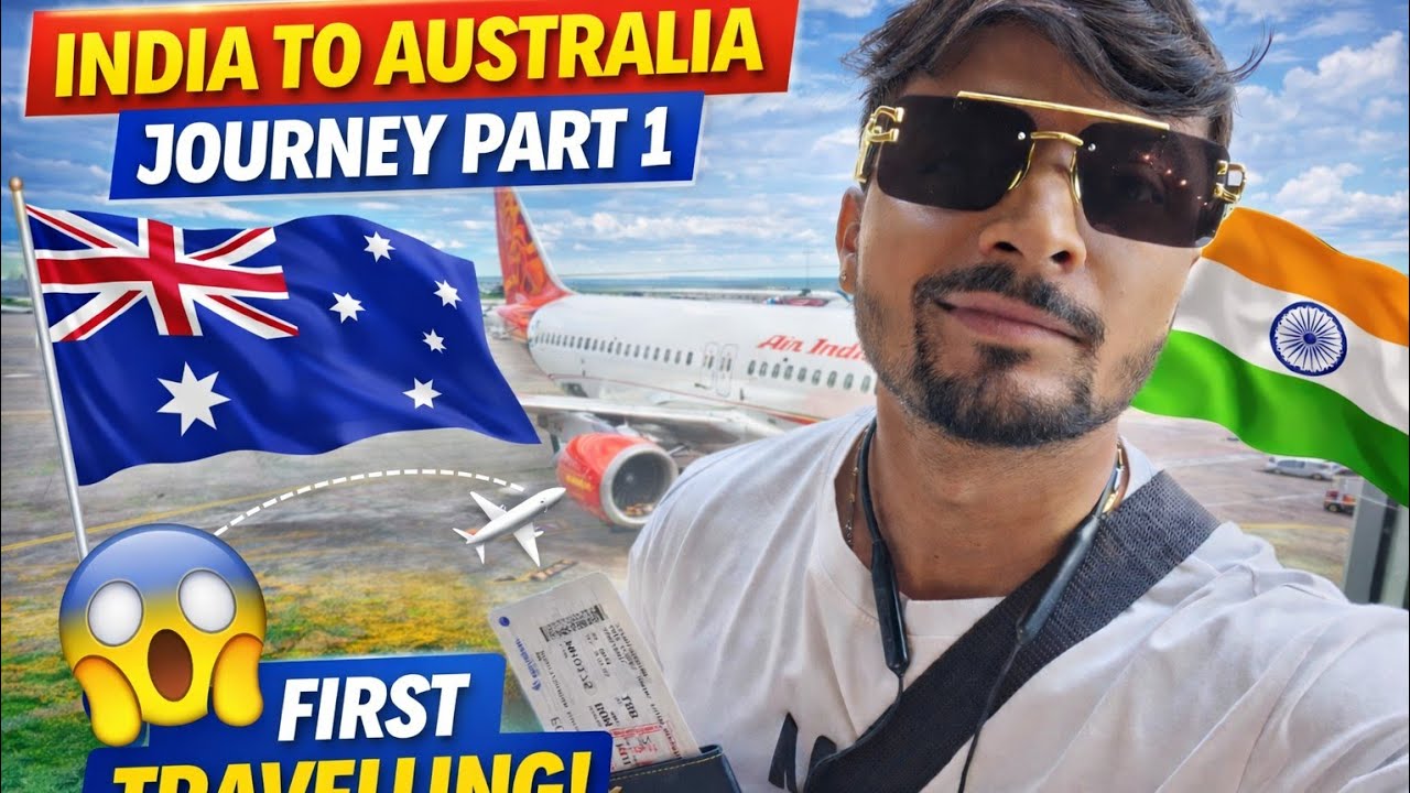 INDIA 🇮🇳 to Australia 🇦🇺JOURNEY  Via Malaysia (Kuala Lumpur) PART -1 Vlog, MUST WATCH NOW 