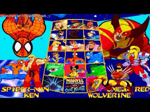 [FightCade Marvel Super Heroes Vs. Street Fighter] marvel-champ vs kingchaoman