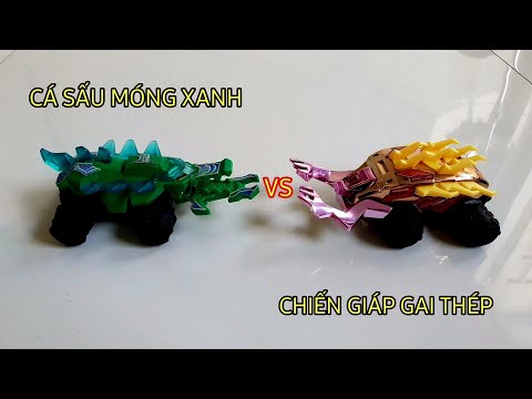 Video Cá Sấu Móng Xanh vs Chiến Giáp Gai Thép - Chiến Cơ... - youtube