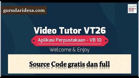 Demo - Aplikasi Perpustakaan VB 2010