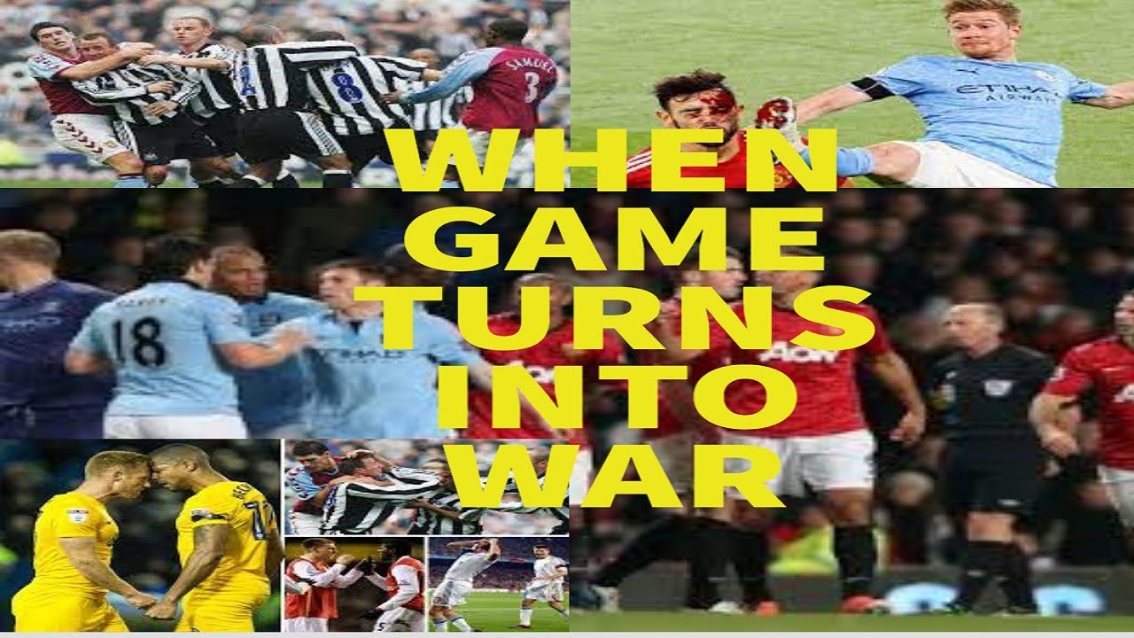 Top 15 Fights in Football History YouTube