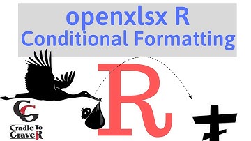 R openxlsx Conditional Formatting to Excel