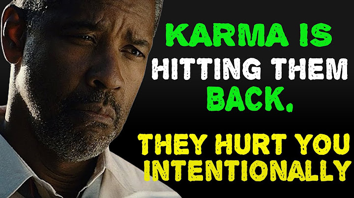 They Hurt You Intentionally, But Karma is Hitting Them Back | Denzel Washington Motivation