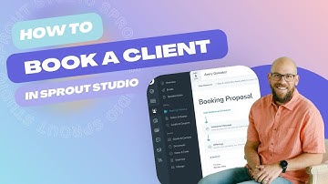 Book a client with Sprout Studio
