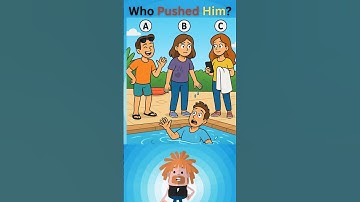 Who phushed him🤷🏼‍♀️? #riddle #find #brainteasers #shorts #genius #challenge #quiz #real