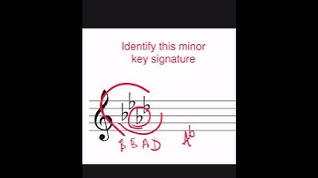 🎶 MUSIC THEORY 681: Minor key signatures  #musicknowledge #music #lesson
