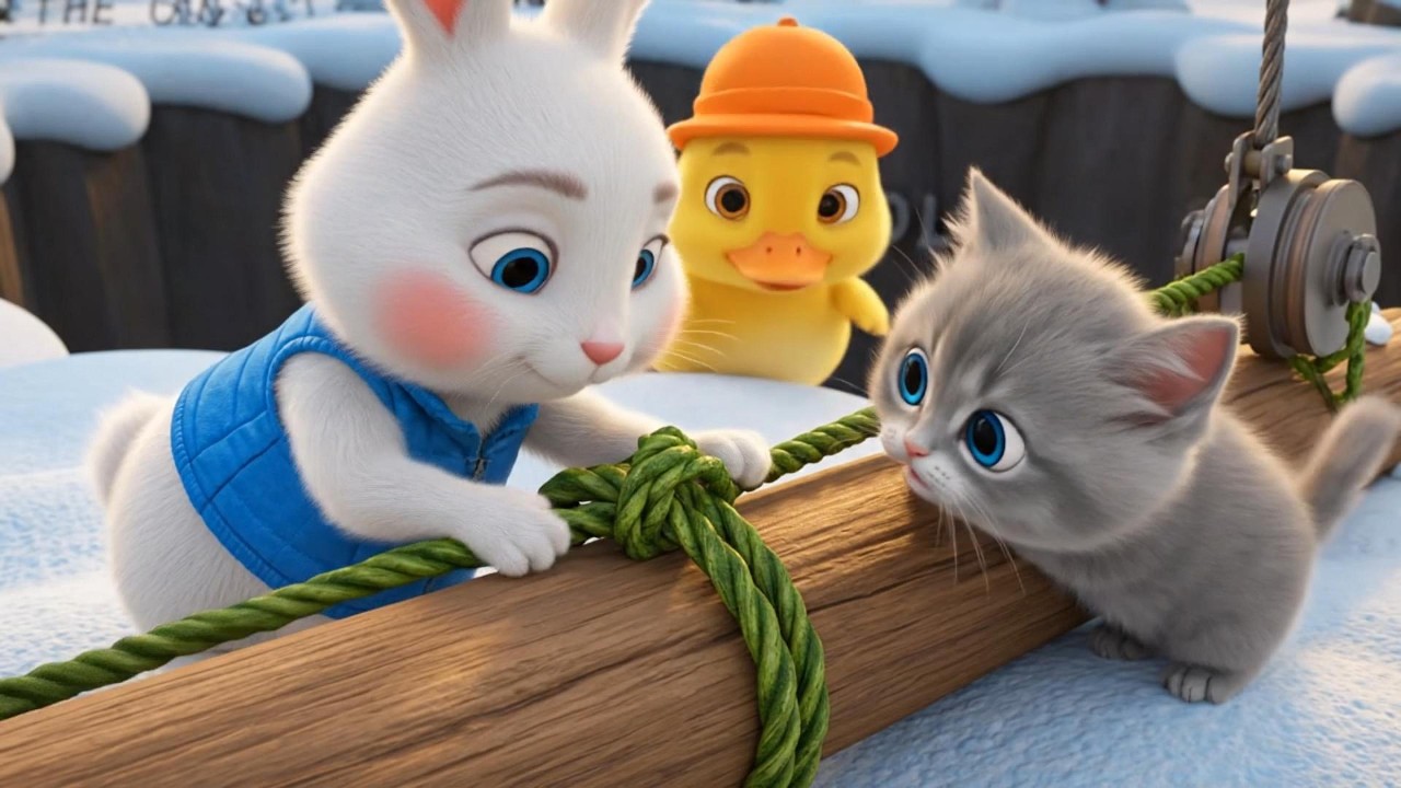 🐰🐤Roro, Dodo & Kiki: Rescuing Wolfie the Cub in the Snowy Forest