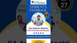 CA Student Success Story | Honest Feedback &amp; Preparation Journey | CA Sayali Mam