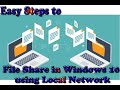 File Share windows 10 ( Kurdi - Badini ) local Network