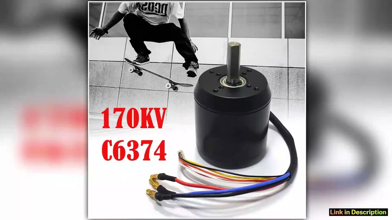 C6374 170KV Efficience Brushless Motor For Electric Skateboard Longboard Ultra Compact