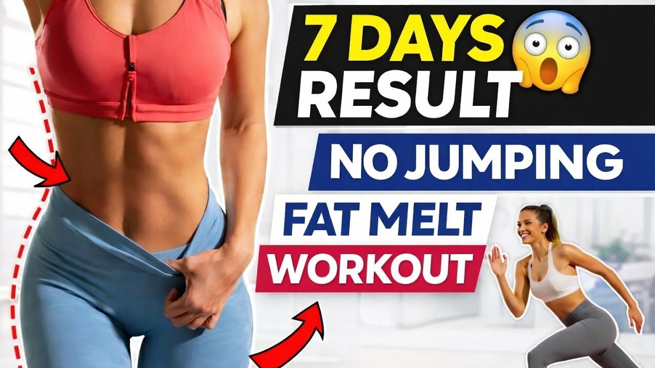 7 Din Mein Full Body Fat Burn 🔥 //  No Jumping Workout for Women (Real Result)