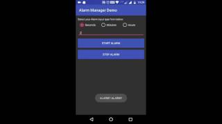 Android AlarmManager Demo screenshot 3