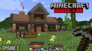 MINECRAFT JAVA || World New Odd jobs (Minecraft Survival Let's Play) Minecraft Hardcore Episode 2