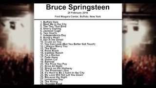 Bruce Springsteen Setlist - First Niagara Center
