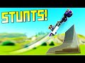 We Searched "Stunt" on the Workshop to Absolutely Send It! - Scrap Mechanic Workshop Hunters