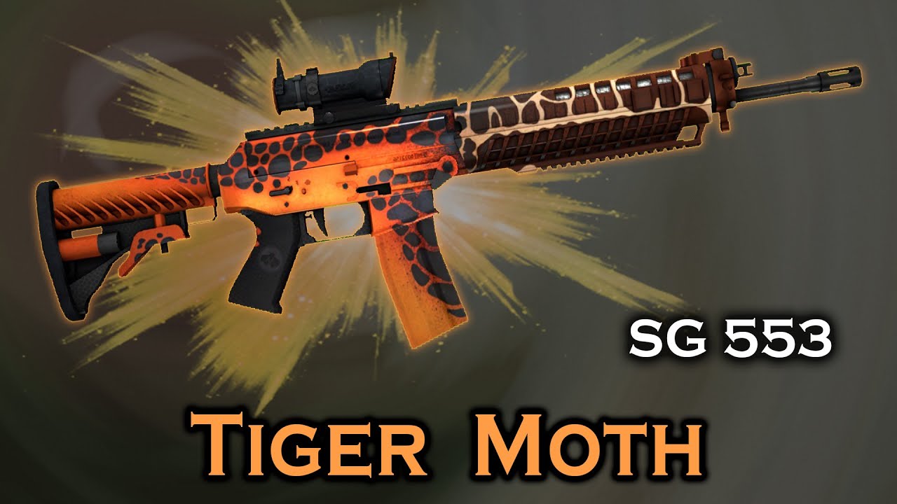 Tiger Moth SG 553 StatTrak stickers skin preview FN/MW/FT/WW/BS - YouTube