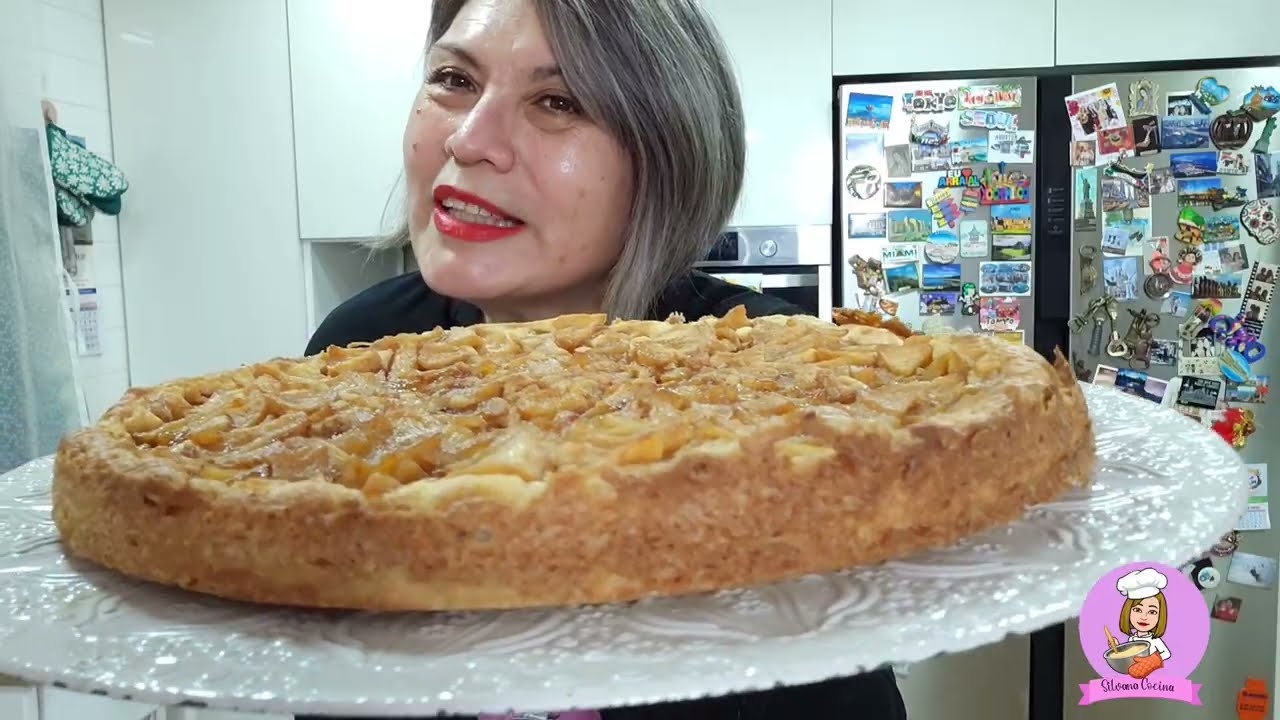 Kuchen rápido de manzanas -SIN AZÚCAR- SilvanaCocina 
