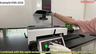 VMA Manual Video Measuring Machine from China manufacturer - Mikrosize
