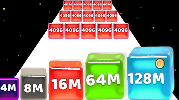 Jelly Cube 2048 - ASMR Gameplay ( Part - 03 ) BLQ