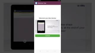 How to do video interview by Sonru! Sonru video interview candidate demonstration. Welcome tour!